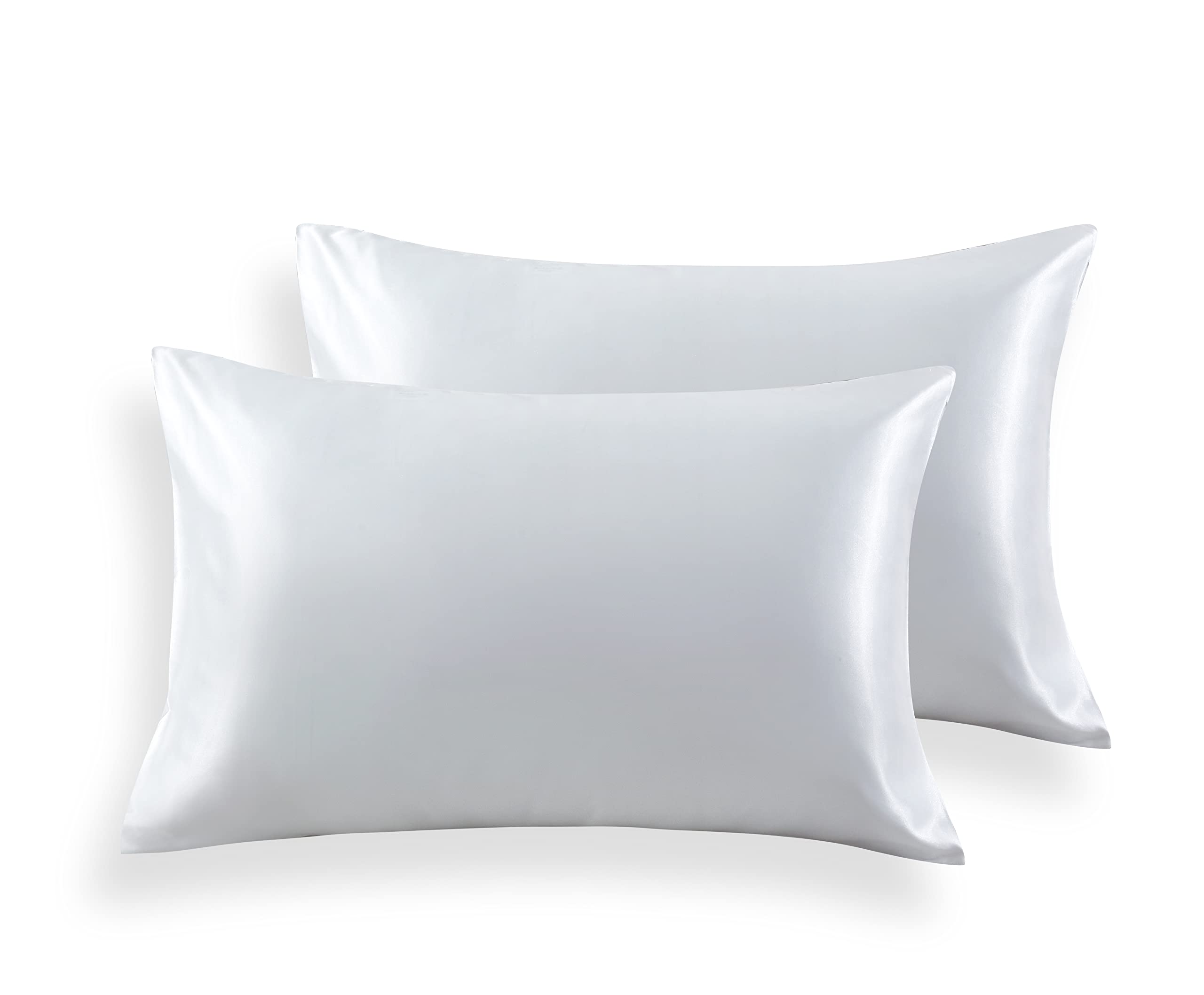 Amazon｜枕カバー2点セットポリエステル繊維光沢滑らかで